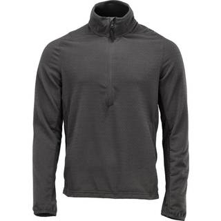 MASCOT CUSTOMIZED microfleecetrøje med kort lynlås, stengrå - XS