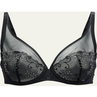 Simone Pérèle Délice plunge BH, sort, Størrelse: 80F, Dame