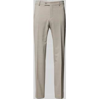 HECHTER PARIS Herren Hose beige meliert