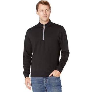 Mens Black Oversized Teddy Graphic Jumper