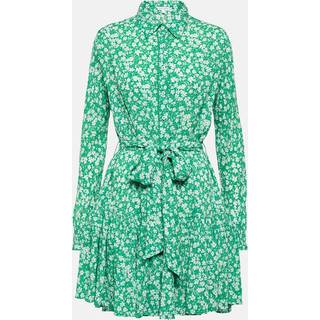 Poupette St Barth Kimi printed shirt dress - green - XS