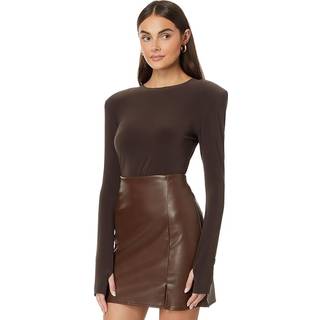 Norma Kamali Jersey top - brown - L
