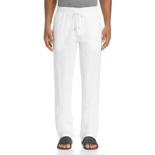 Vilebrequin Linen drawstring pants - white - EU 52