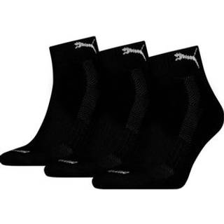 Puma 3-pak Cushioned Quarter Sock - Black - Str 43/46 * Kampagne *