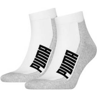 Puma 2-pak BWT Cushioned Quarter Sock - White - Str 43/46