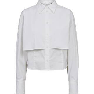 Co'couture Sandycc Double Layer Shirt Bluse 35675 4000-White (MEDIUM)