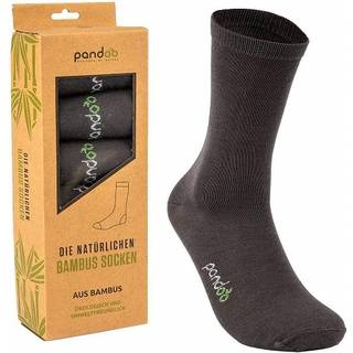 Pandoo - Koksgrå Bambus Herrestrømper i Str. 35-38