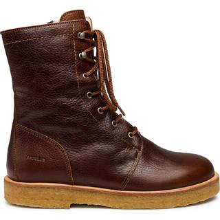 7456-402 Lace-Up Støvler, Cognac, 42
