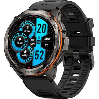 Kospet Tank T3 Ultra Black 14000018000 - Herre - 48 mm - Smartwatch - Quartz m. Oplader - Gorilla Glas