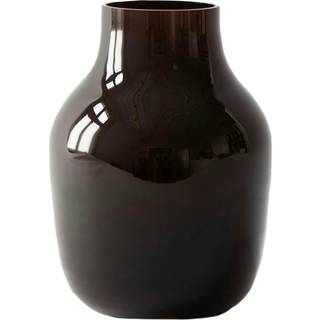 Tell Me More Paloma Vase 21 Cm - Vaser Mundblæst Glas Mørkebrun - 524392