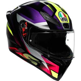 AGV Integralhjelm sort 55