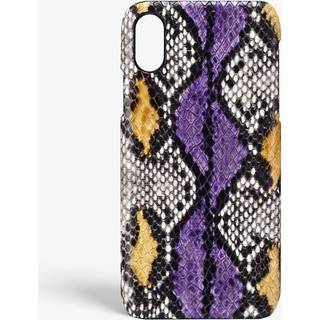 The Case Factory Cover iPhone X/XS Snake Lila/Ocra