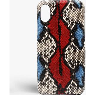 The Case Factory Cover iPhone X/XS Snake Cobalt/Red