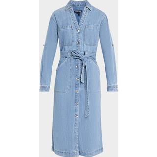 Veronica Beard Evelyn denim shirt dress - blue - XL