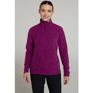 Mountain Warehouse Mountain Warehouse Dark Purple Womens Snowdon Melange Fleece