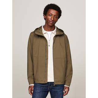 Mens Oversized Ripstop Nylon Hooded Parka In Lime