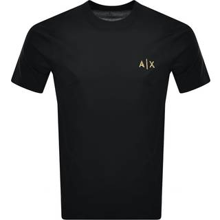 Armani Exchange Logo T Shirt Black