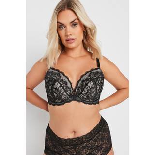 Yours Curve Yours Curve Liza Lace Plunge T-shirt BH'er