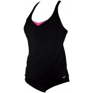 Arena tankini til damer - Alicia - Sort/lyserød