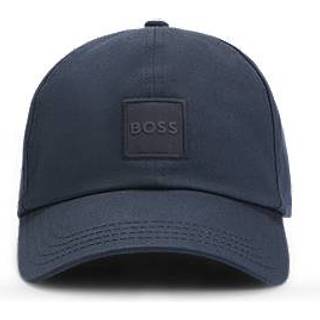 BOSS Orange Herren Cap blau Baumwolle & Mix