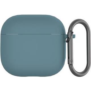 AirPods 4 Silikone Cover med Karabinhage - Grøn