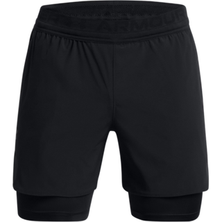 Shorts Under Armour UA Peak Woven 2in1 Sts-BLK 1378604-001 Størrelse XXL