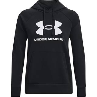 Under Armour Rival Fleece Big Logo Women's Hoodie Black / White XS