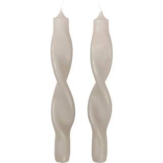 Broste Copenhagen Twist twisted candles snoede lys 23 cm 2-pak Rainy day