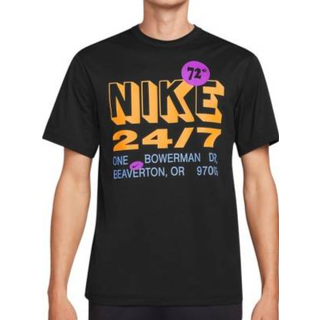 Kortærmet Nike Hyverse Dri-FIT UV-fitnessoverdel til mænd - sort - XS