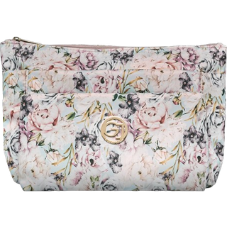 Gillian Jones 3 Room Cosmetics Bag - Flower Print 10009-752