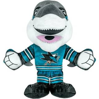 Bleacher Creatures San Jose Sharks SJ Sharkie 8 """" NHL KURICHA MASCOT Sitting Plush - Soft Chibi Inspired Mascot