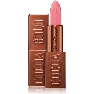Too Faced - Cocoa Bold Lipstick - Lipstick - Lady Bold Cocoa Ls Chocolate Straw - For Women - Pink