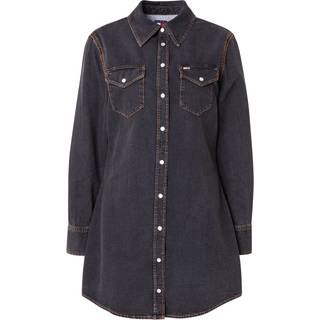 Western Denim Mini Shirt Dress
