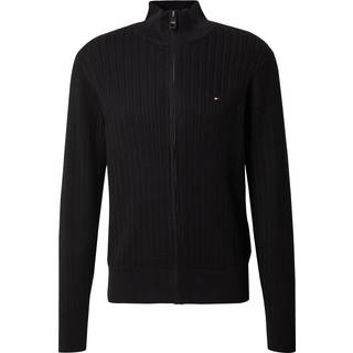 Herringbone Knit Zip-Thru Jumper
