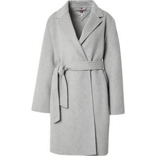 Double Faced Wool Blend Belted Coat
