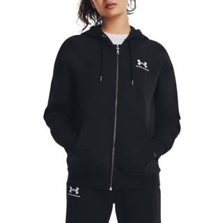 Sweatshirt med hætte Under Armour Essential Fleece FZ-BLK 1379474-001 Størrelse M