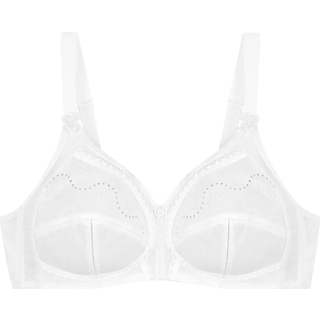 Triumph Doreen + Cotton 01 N BH uden bøjle, hvid, Størrelse: 85E, Dame