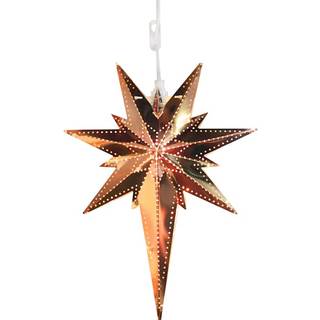 Star Trading - Christmas Star - Metal Star Bethlehem - Kobber - 35 cm