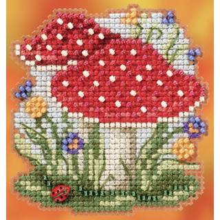 Mill Hill t?llede Cross Stitch Red Cap Multi