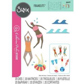 Thinlits Die Set Synchronized Swimmers 20PK