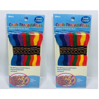 Allary Craft Thread / Floss 8 Skeins 8 meter pr. Skein