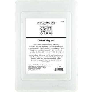 Spellbinders [Stackable Medium & Large Set (3 Bakker 3 l?g) H?ndv?rk Stax Opbevaring klar
