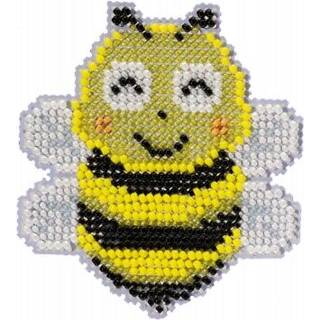 Mill Hill Bee tællet Cross Stitch Ornament Kit 2022 Springtime Beaded Collection MH212216 Multi