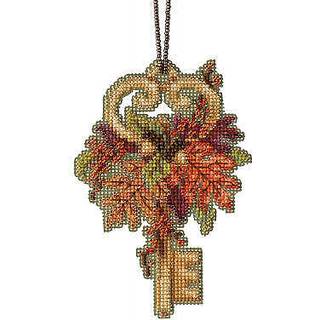 Mill Hill tællede Cross Stitch Autumn Key Multi