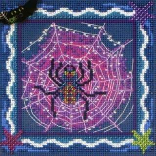 Mill Hill Beads -knapper t?llet Cross Stitch Kit - sammenfiltret web
