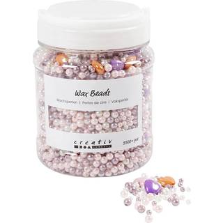 Voksperler i Pastelorange, Rosa & Lilla - 425 g