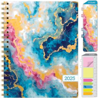 HARDCOVER 2025 Planner 8,5""""x11"""": 14 m?neder (november 2024 - december 2025) Daglig Ugentlig M?nedlig Planner ?rlig dagsorden Bogm?rke lommemapp