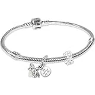 Pandora 68633 Damenarmband Silber Geschenk-Set Glühwürmchen und Gänseblümchen