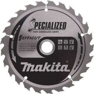 Rundsavsklinge til træ Makita EFFICUT; 165x1,4x20,0 mm; Z25; 23°