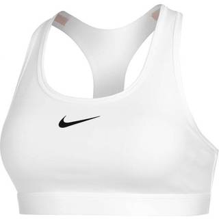 Nike Swoosh Medium Support BH Str. L - Hvid | Optimal Støtte til Træning & Dans, Dame